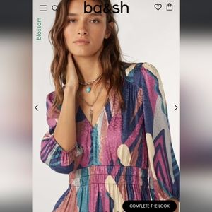 Ba&sh Wacla dress, size 3/L BNWT